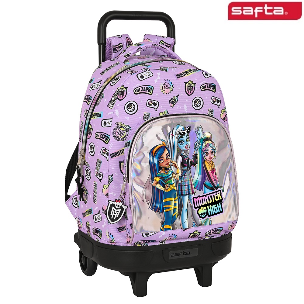 Trolley backpack for kids Monster High