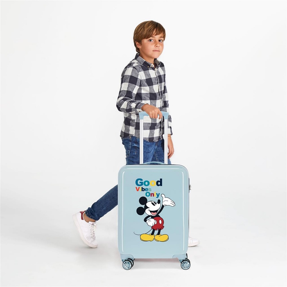 Suitcase for children Mickey Mouse Good Vibes Only