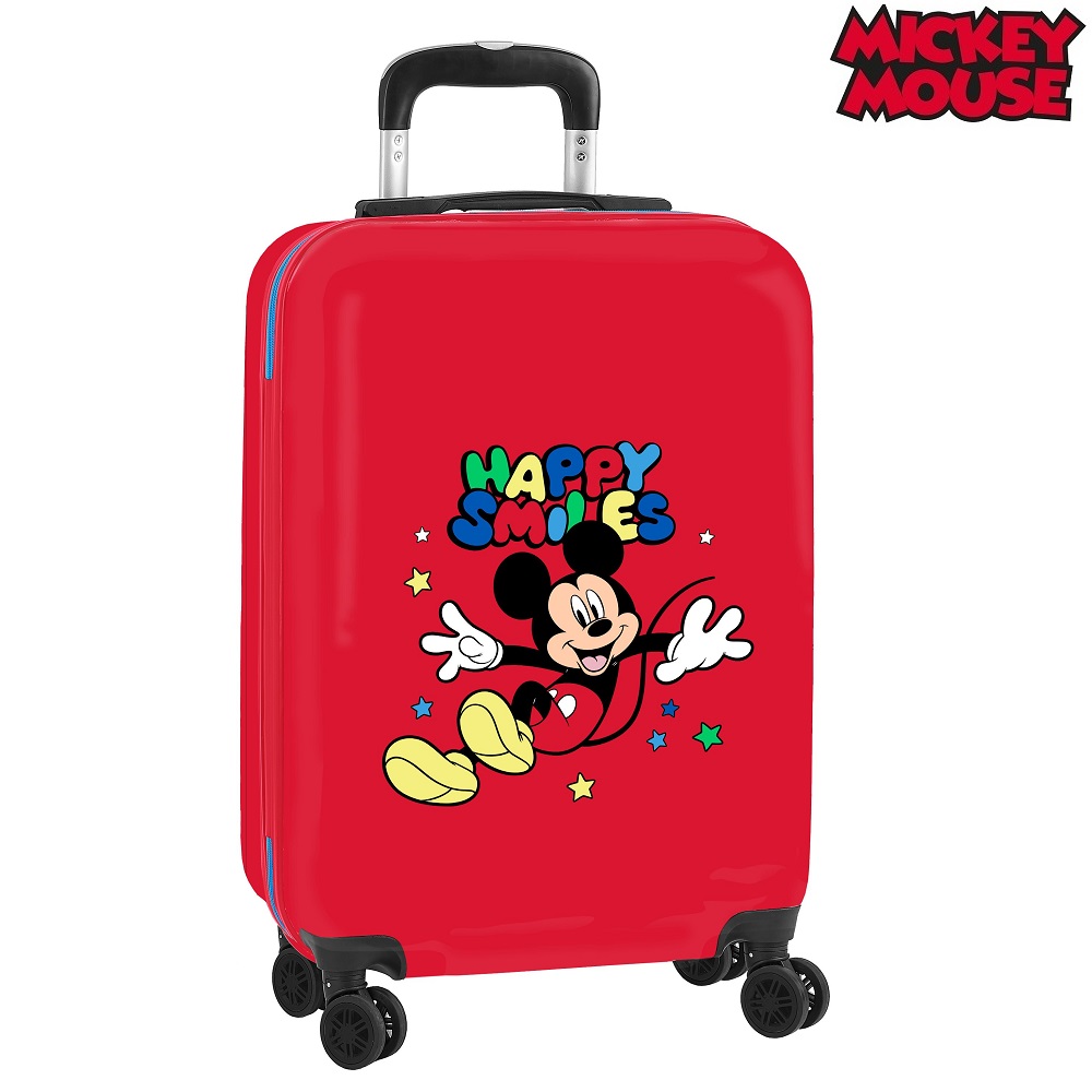 Resväska för barn Mickey Mouse Happy Smiles