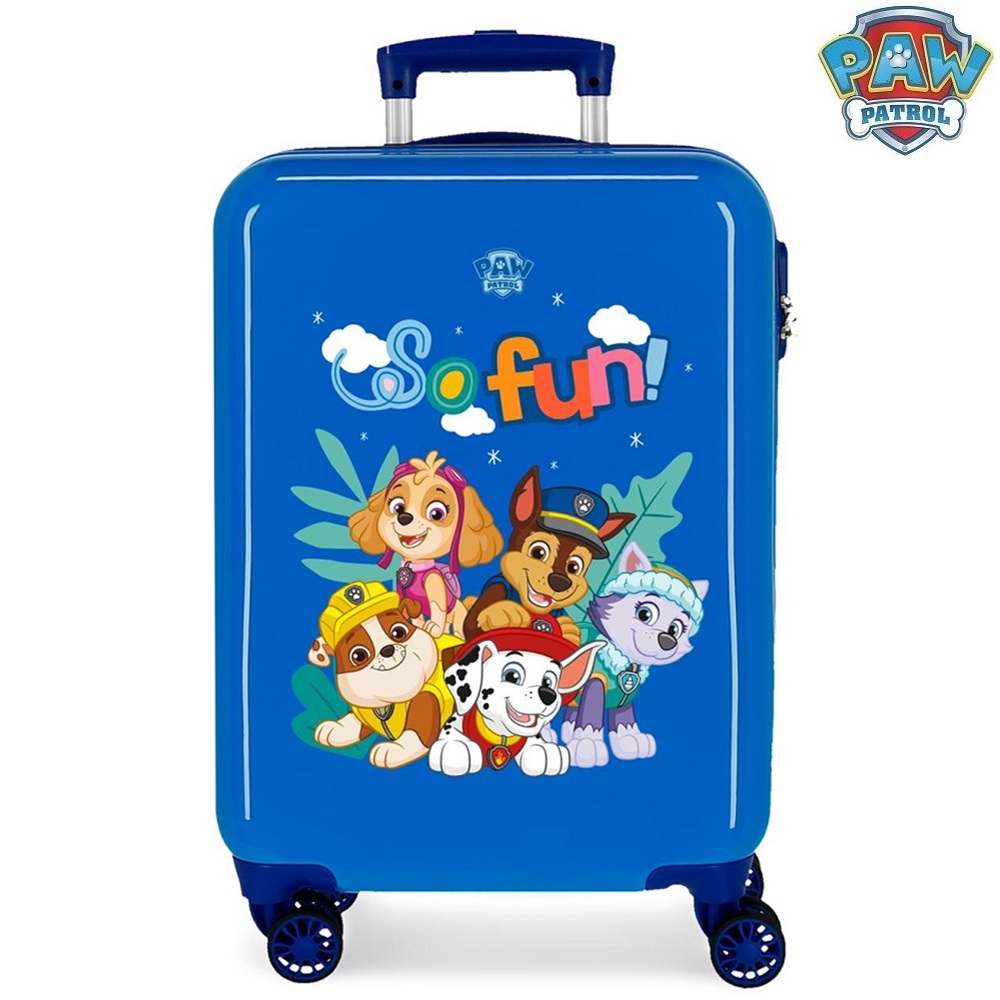 Suitcase for kids Paw Patrol So Fun Blue