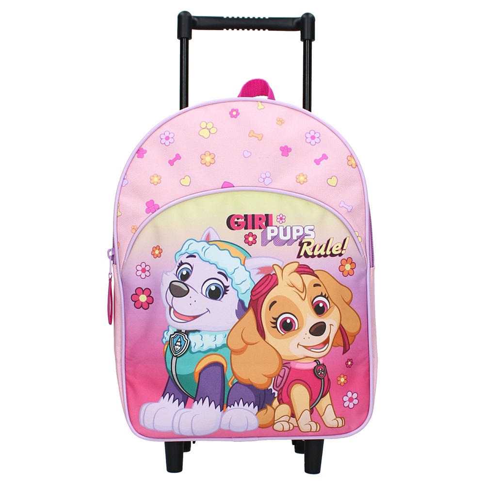 Kids suitcase Paw Patrol Girl Pups Rule trollley backpack Smalltraveller.eu
