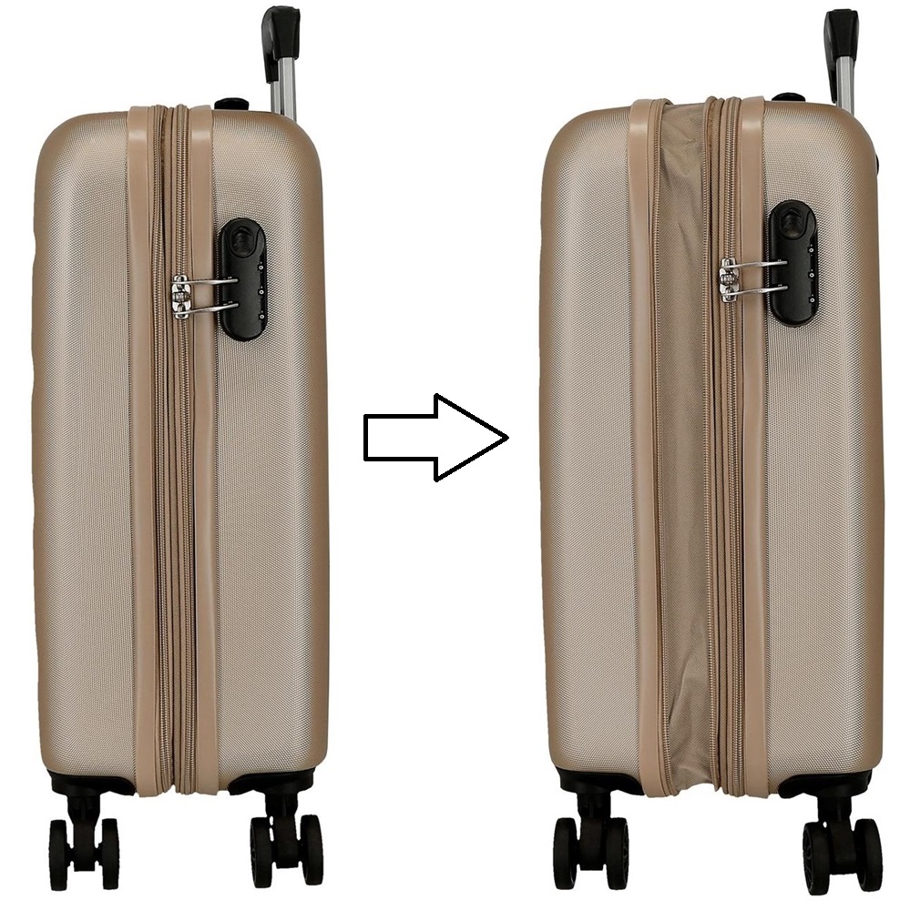 Suitcase for kids Roll Road Flex Champagne