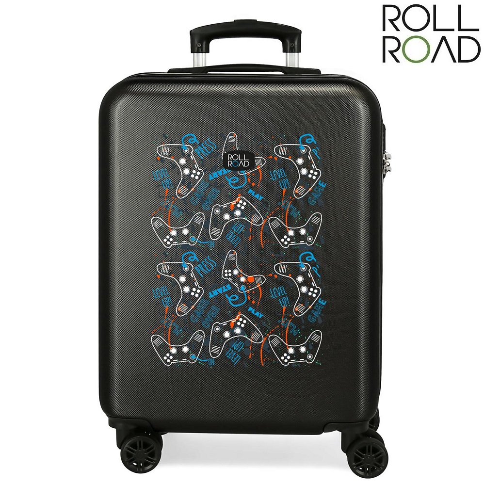 Suitcase for kids Roll Road Gamers ABS Suitcase for kids Roll Road Gamers ABS