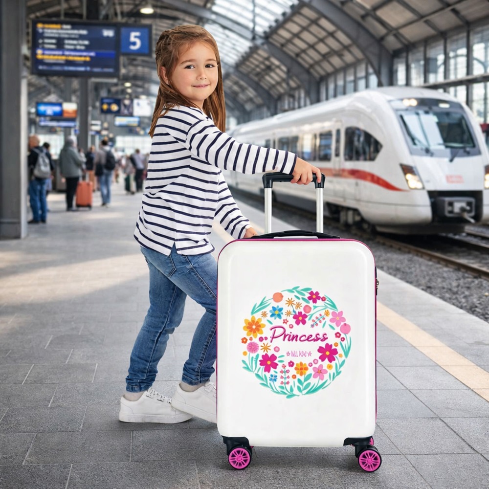 Kids' Suitcase - Roll Road Little Me Princess Kids' Suitcase - Roll Road Little Me Princess
