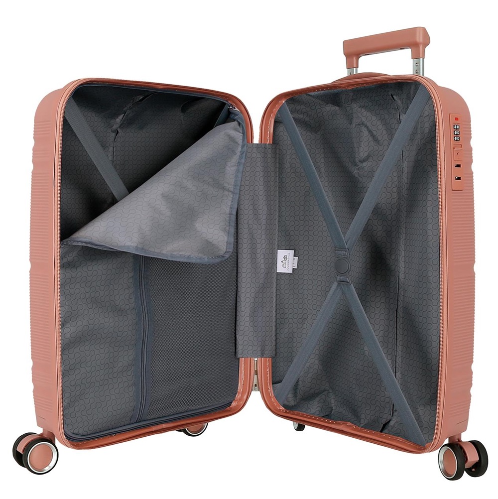 Suitcase for kids Roll Road Universe Pink
