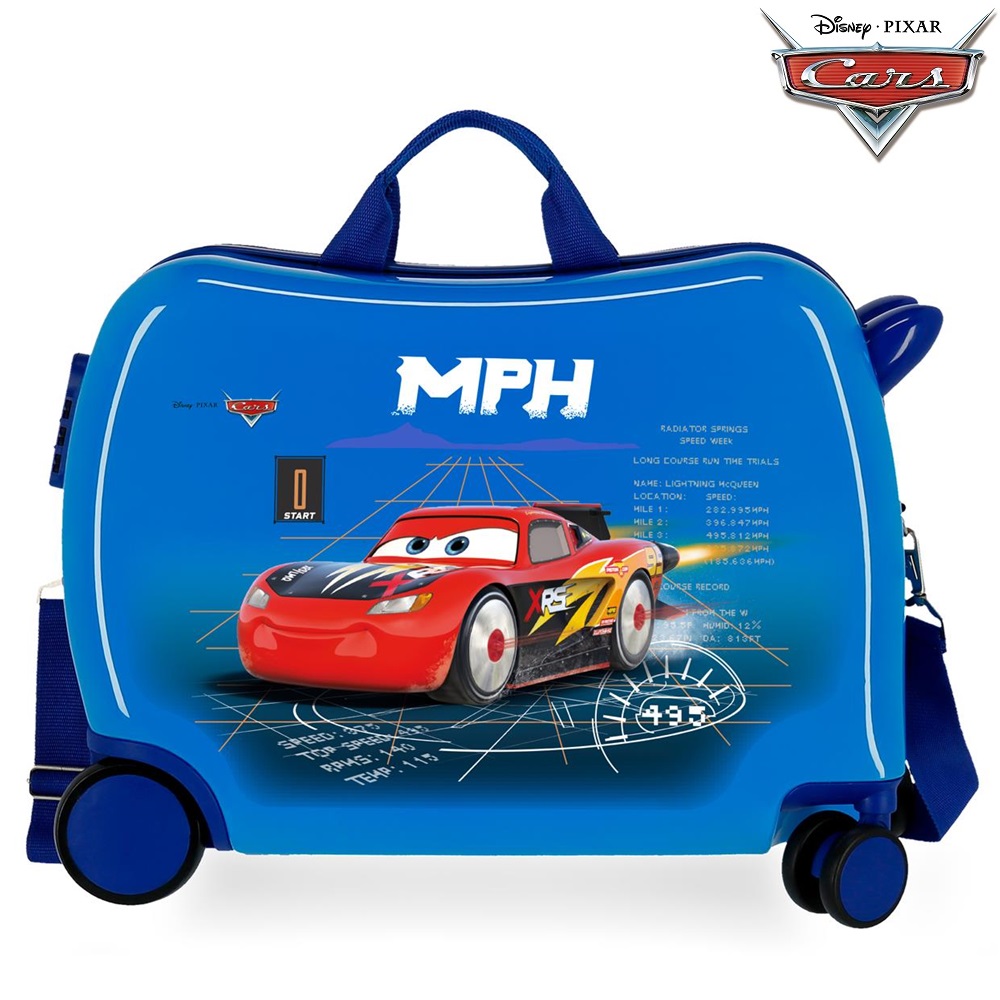 Sit-on suitcase for kids Cars Rocket Racer