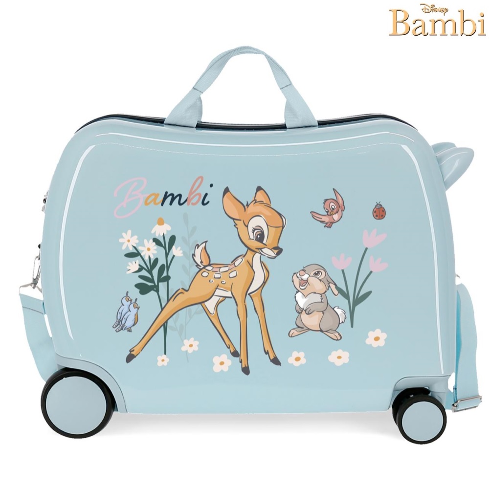 Ride-on suitcase for children Bambi Before the Bloom
