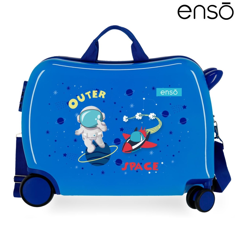 Ride-on suitcase for children Enso Outer Space