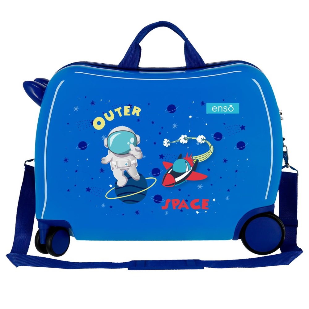 Ride-on suitcase for children Enso Outer Space