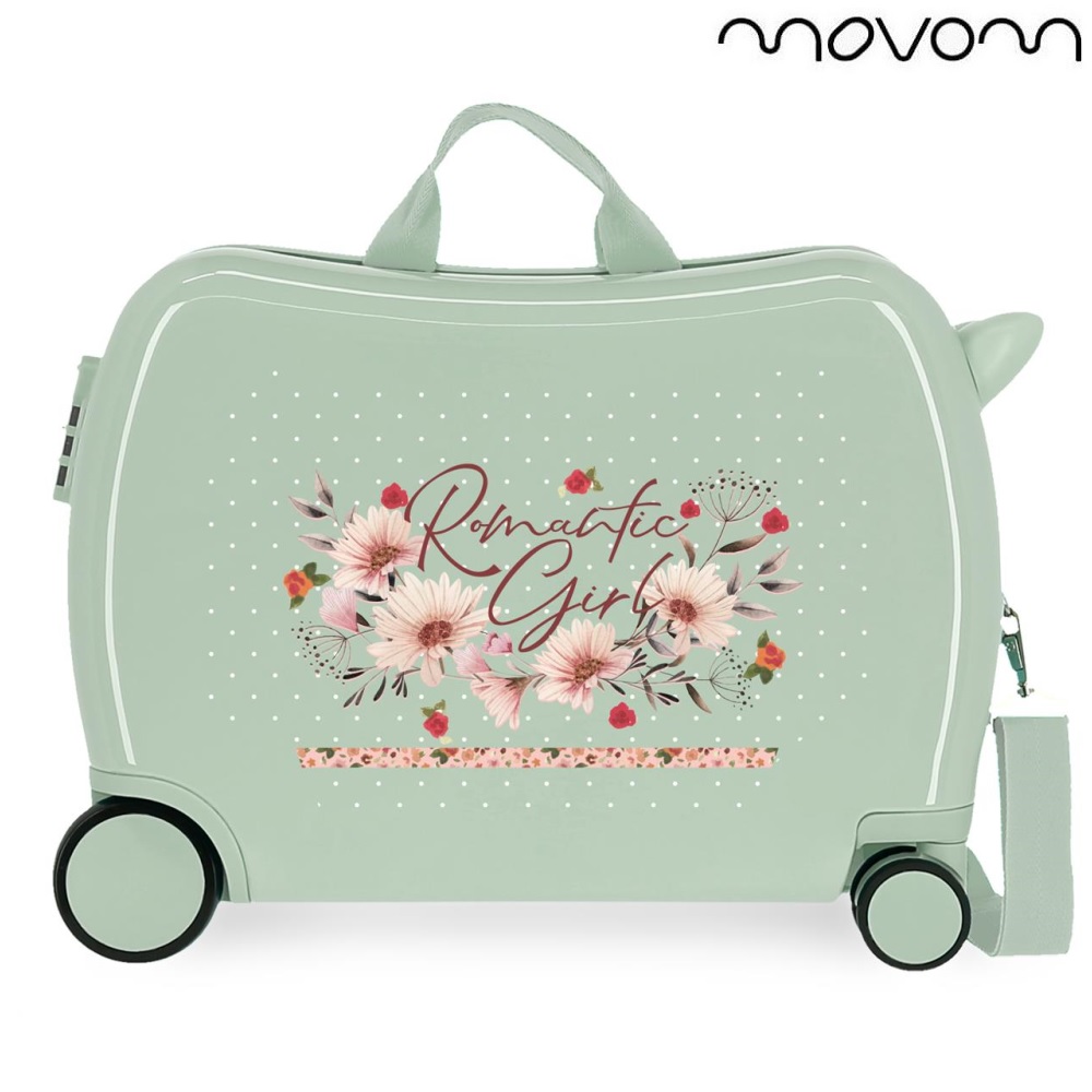 Ride-on suitcase for children Movom Romantic Girl