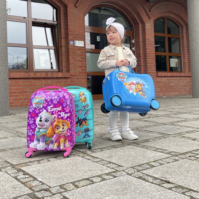 Ride-on suitcase for kids Paw Patrol Friends Blue