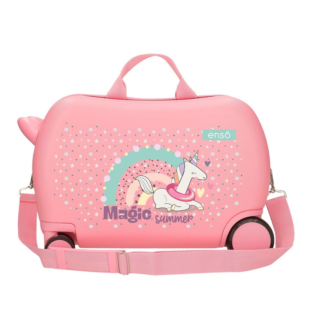 Ride-on suitcase for kids Enso Magic Unicorn Pink Ride-on suitcase for kids Enso Magic Unicorn Pink