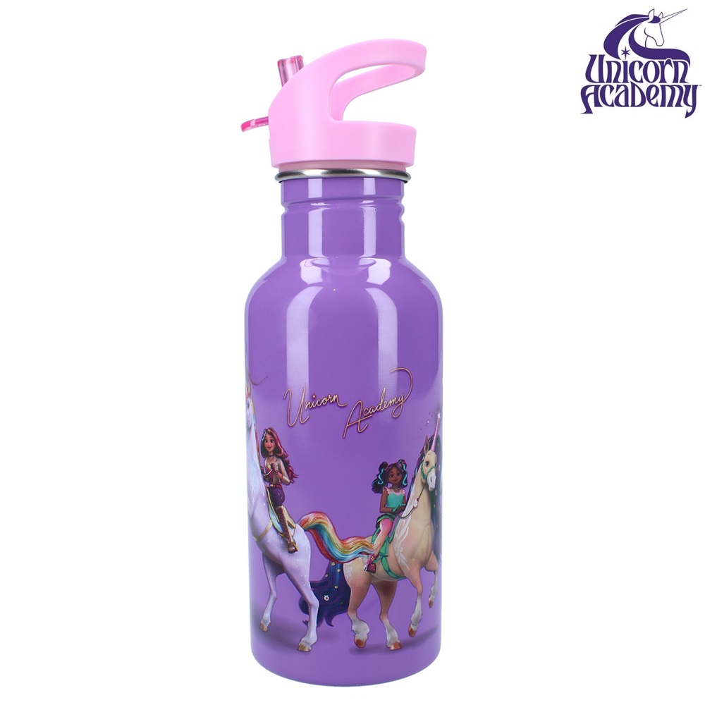 Stainless drinking bottle for kids Unicorn Academy