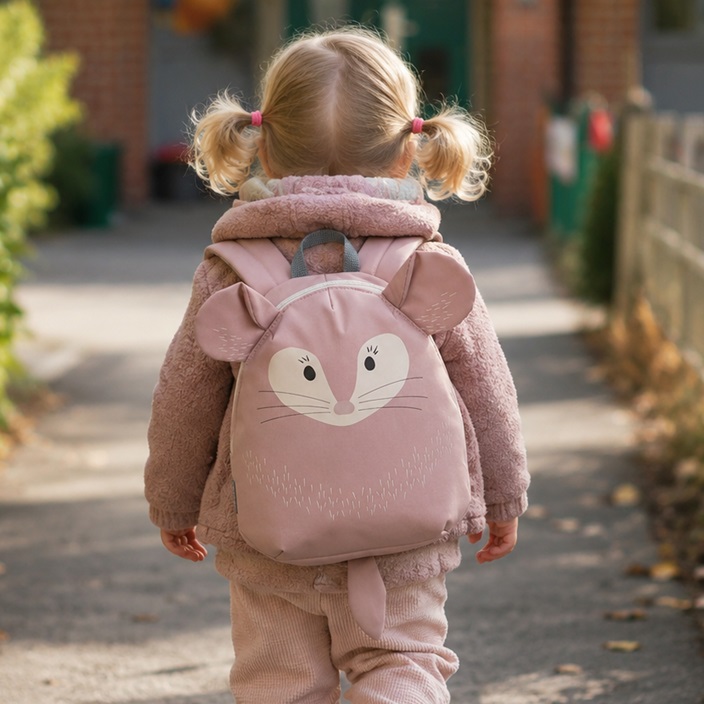 Backpack for kids Lässig About Friends Chinchilla