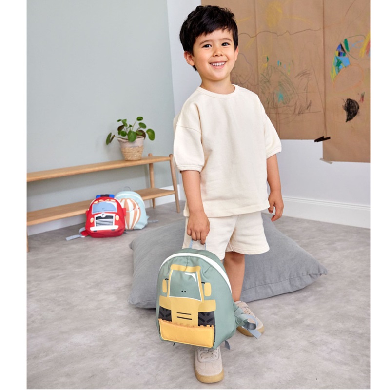 Children's Backpack - Lässig Tiny Drivers Excavator