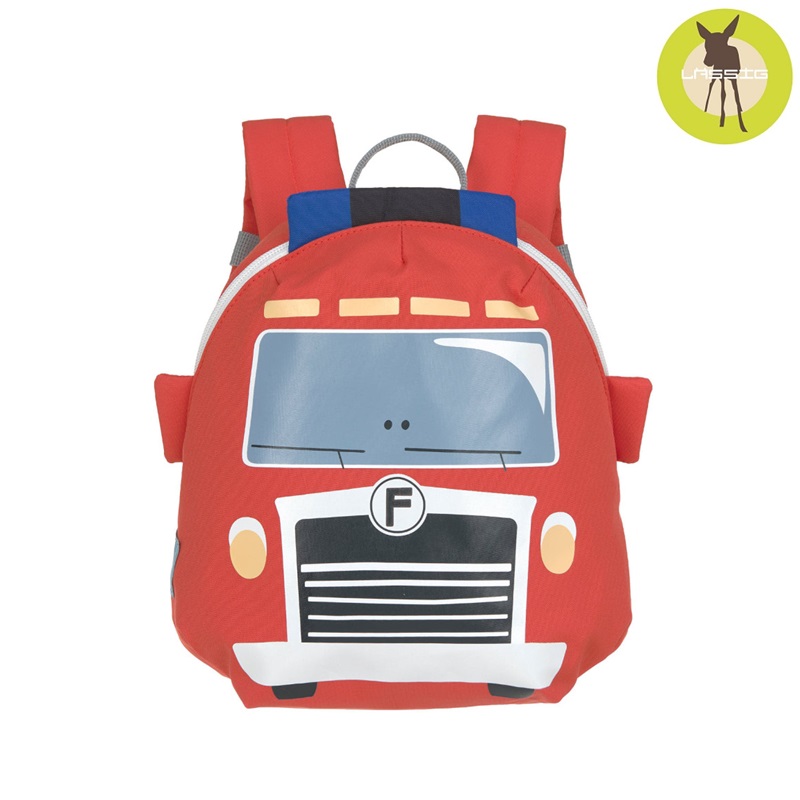 Children's Backpack - Lässig Tiny Drivers Fire Engine