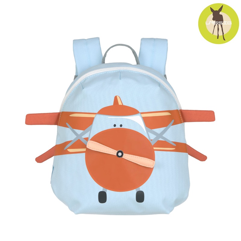 Children's Backpack - Lässig Tiny Drivers Propeller Plane