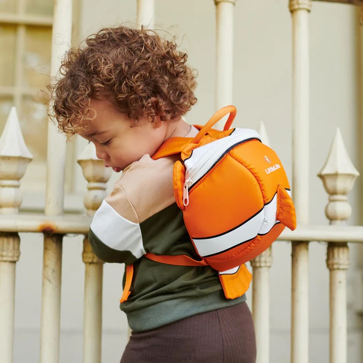 Toddler Backpack with Rein - LittleLife Clownfish