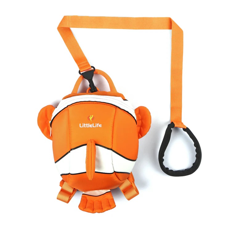 Toddler Backpack with Rein - LittleLife Clownfish