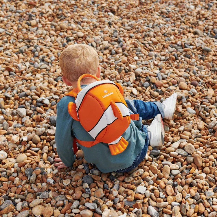 Toddler Backpack with Rein - LittleLife Clownfish