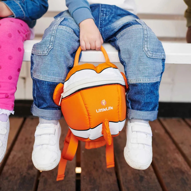 Toddler Backpack with Rein - LittleLife Clownfish