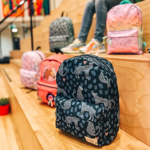 Girls deals leopard backpack
