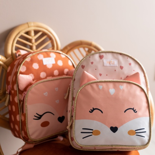 Backpack for kids Pret Giggle Pink Cat