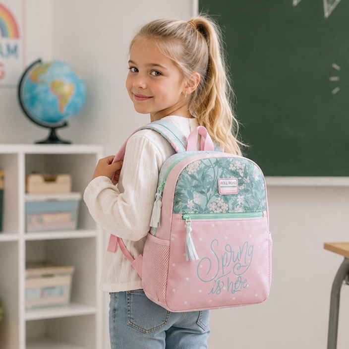 Children's Backpack - Roll Road Spring Is Here
