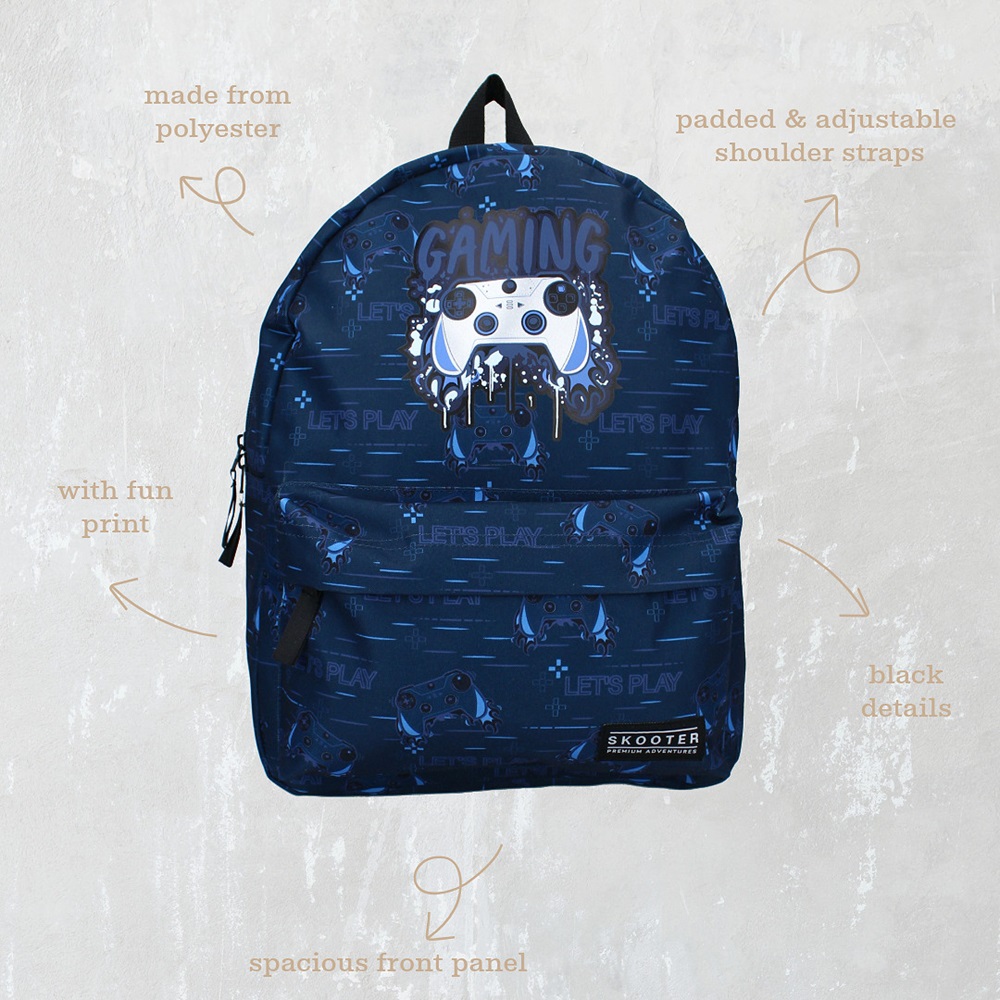 Kids' Backpack - Skooter Gamers Unite