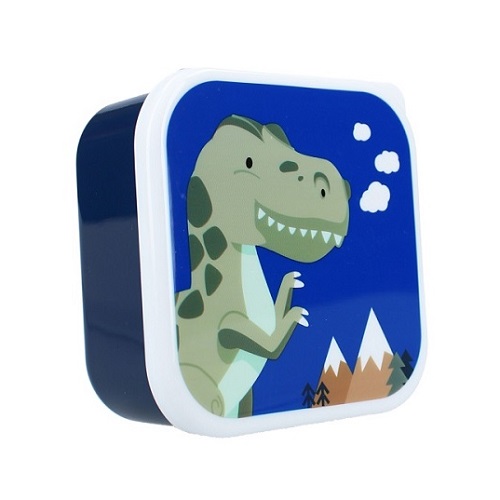 Set of snack boxes for children Pret Dino