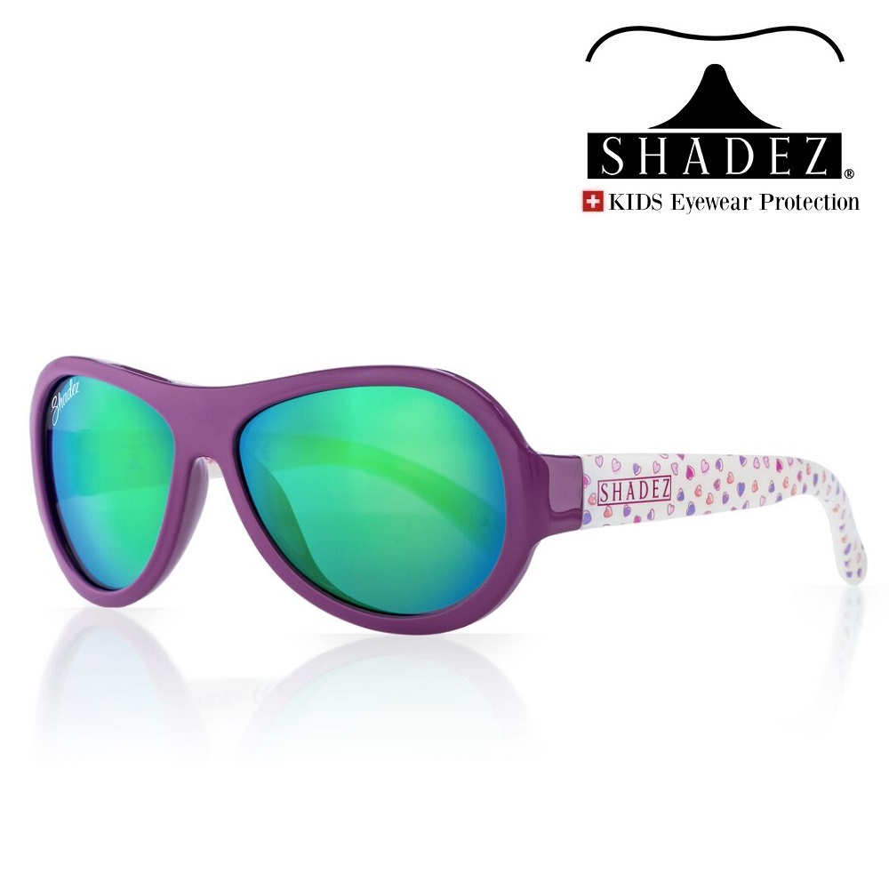 Children's Sunglasses - Shadez Junior Purple Hearts