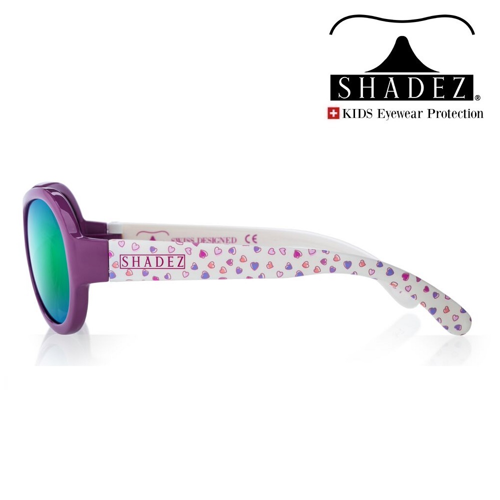 Children's Sunglasses - Shadez Junior Purple Hearts