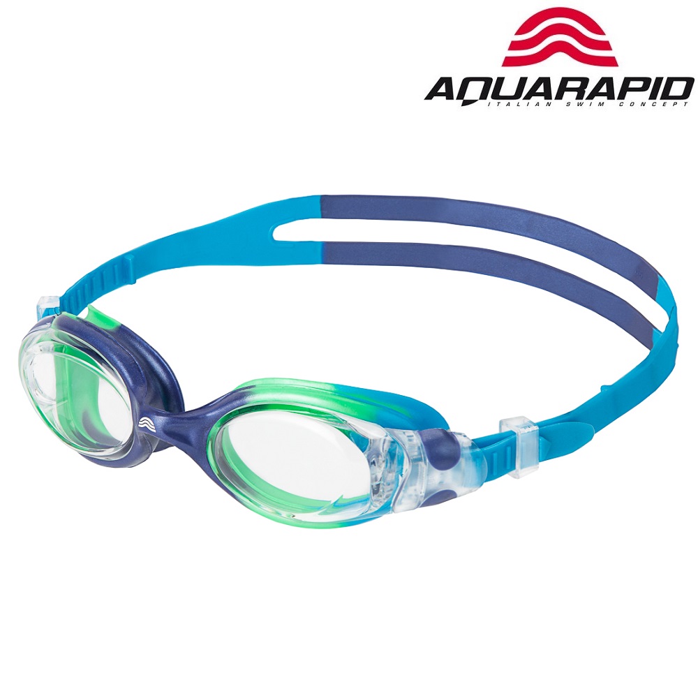 Children´s swimglasses Aquarapid Whale blue and green