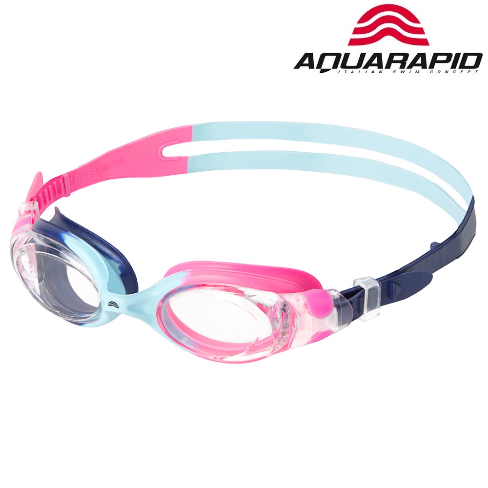 Swim goggles for kids Aquarapid Whale Pink