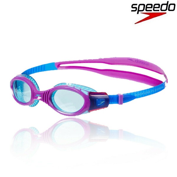 Swim goggles for children Speedo Biofuse Cerise and Blue