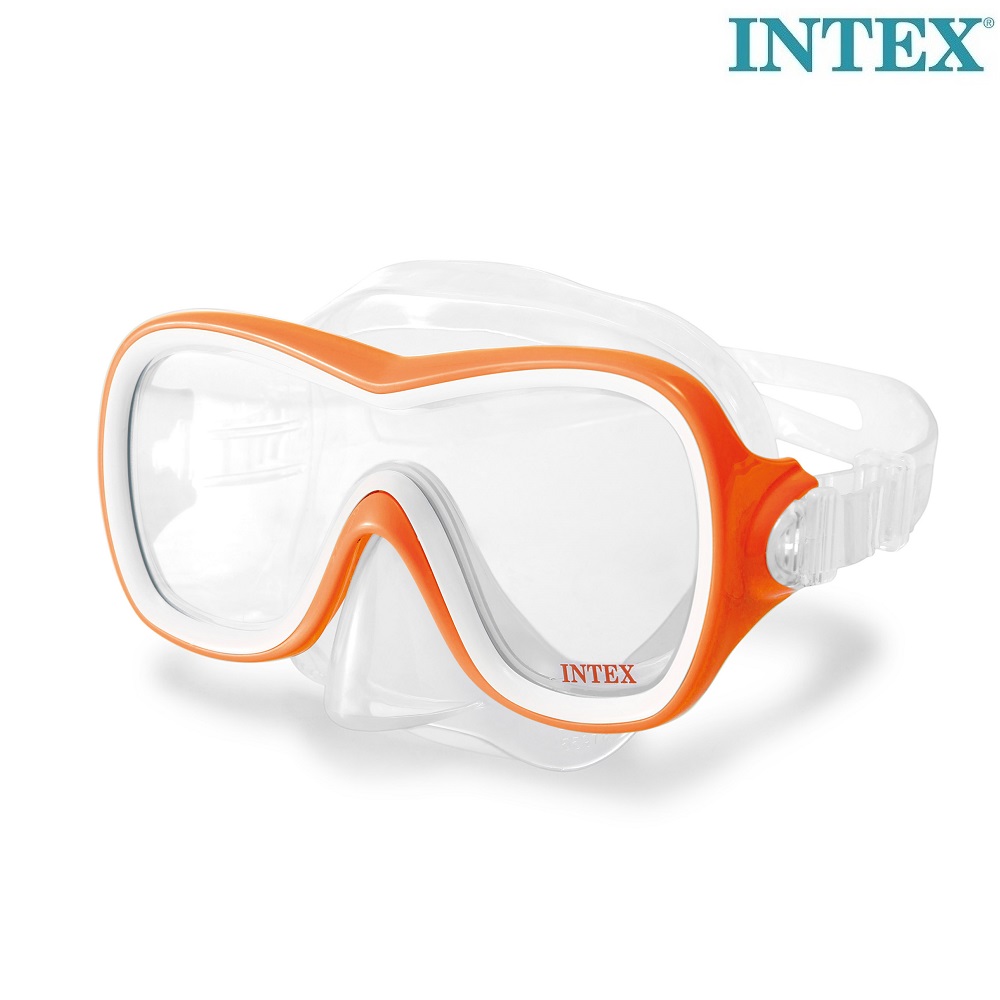 Kids' Swim Mask Intex Wave Rider Orange