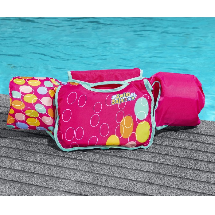 Swim vest for kdis Bestway Aquastar Pink