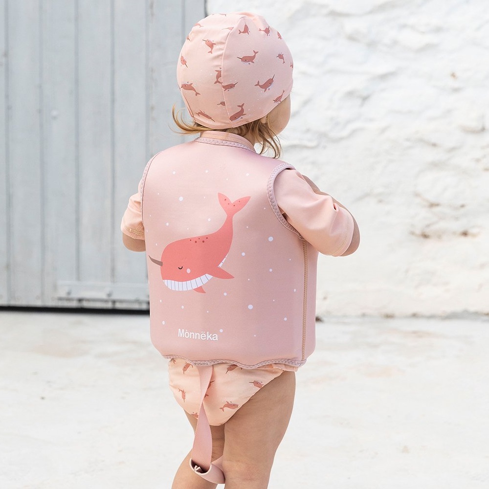 Swim vest for -Monnëka Narwhale