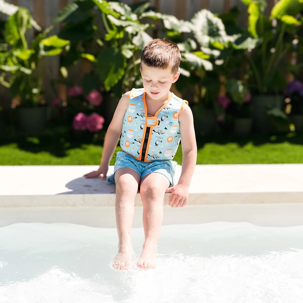 Swim Vest for Kids - SplashAbout Blue Ark