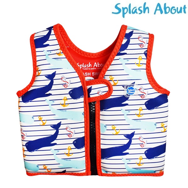 Swim vest for kids SplashAbout Moby Dick