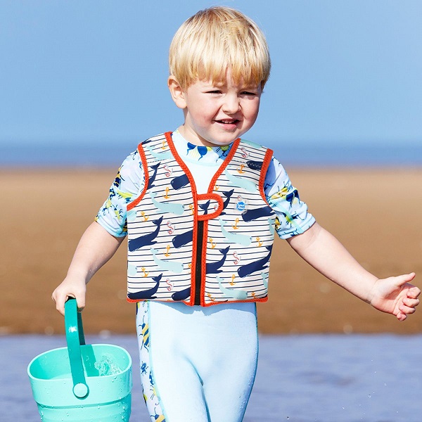 Swim vest for kids SplashAbout Moby Dick