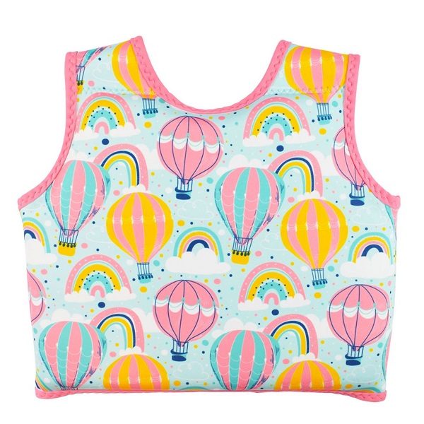 Swim vest for kids SplashAbout Over the Rainbow