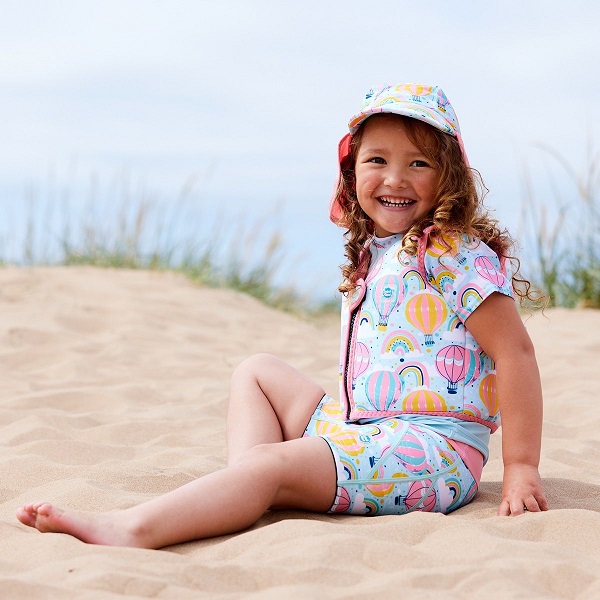 Swim vest for kids SplashAbout Over the Rainbow