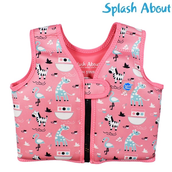 Swim vest for kids SplashAbout Pink Ark