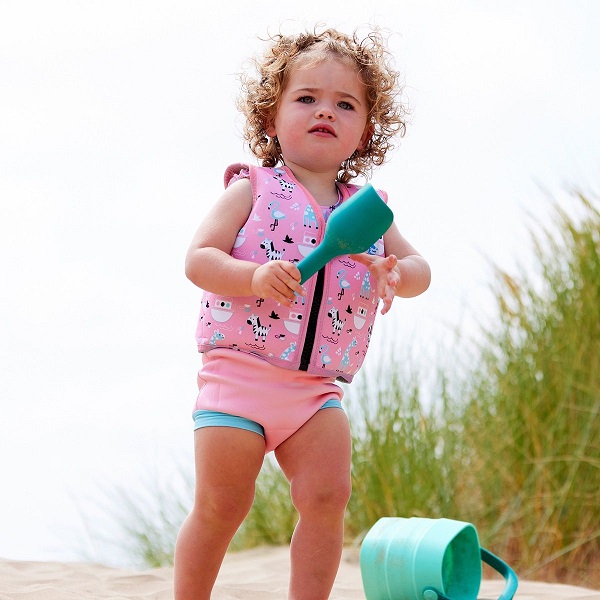 Swim vest for kids SplashAbout Pink Ark