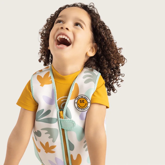 Kids' Swim Jacket - Swim Essentials Summer Abstract