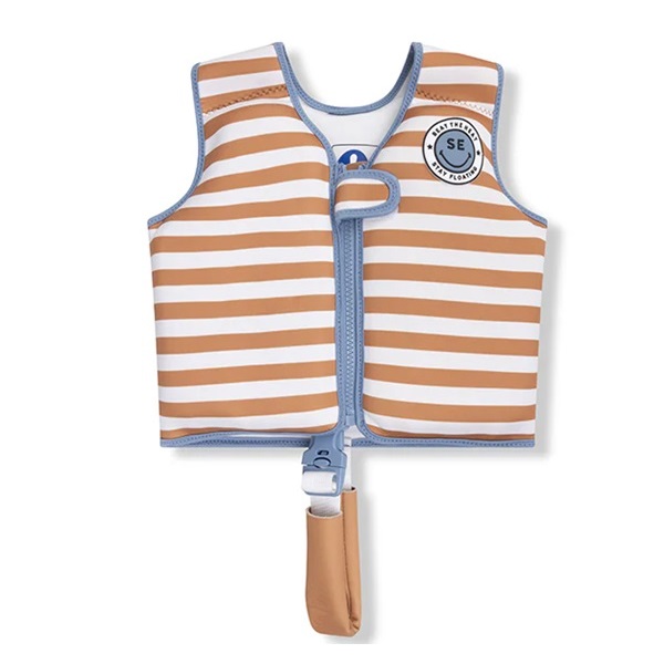 Swim vest for kids Swim Esentials Brown Striped