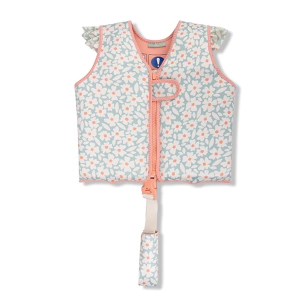 Swim vest for kids Swim Esentials Green Flowers