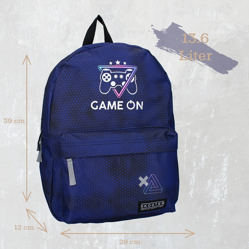 Kids' Backpack - Skooter Never Underestimate Gamers