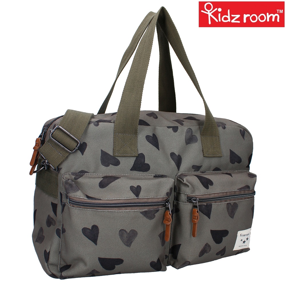 Diaper bag Kidzroom Care Kind at Heart Grey